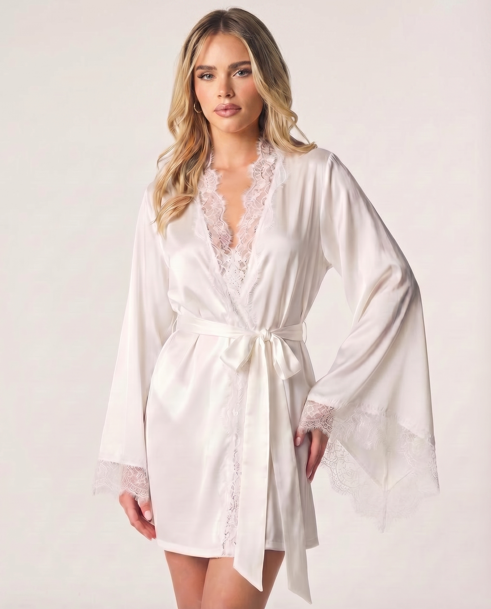 Cia Lace Mini Robe